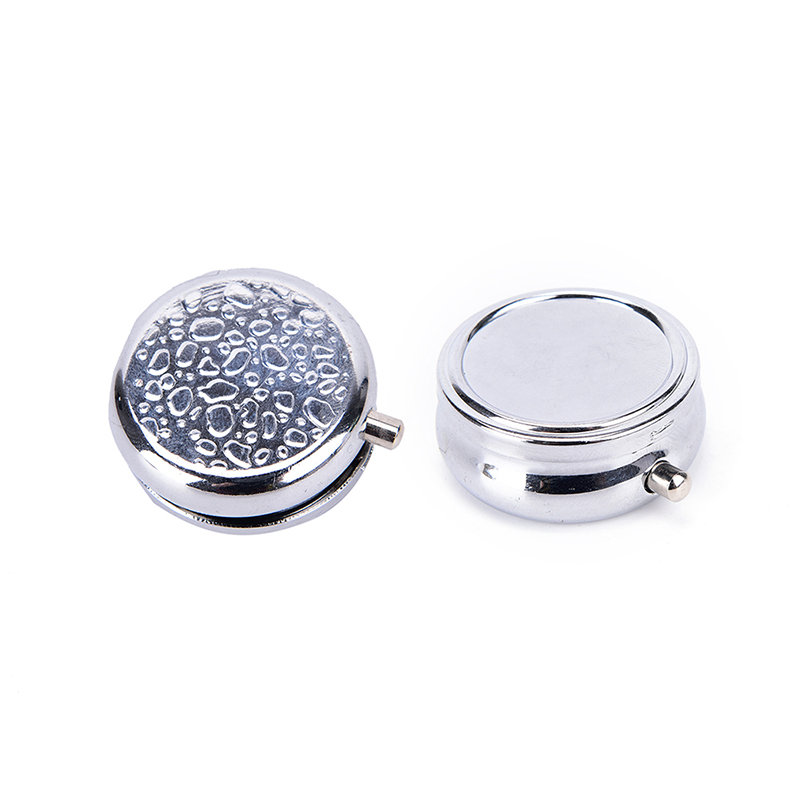 Travel Metal Pill Box Medicine - Travel Jewellery & Accessories Organiser ulasan dan harga