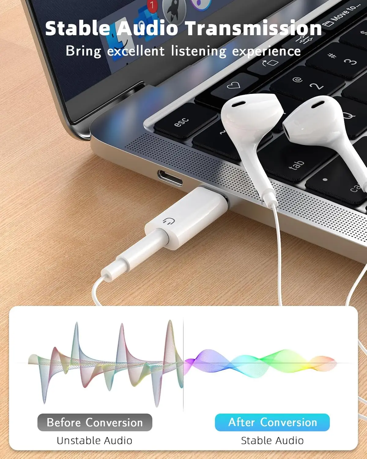 USB C to 3.5mm Earphone Adapte - Travel Plug Type C ulasan dan harga