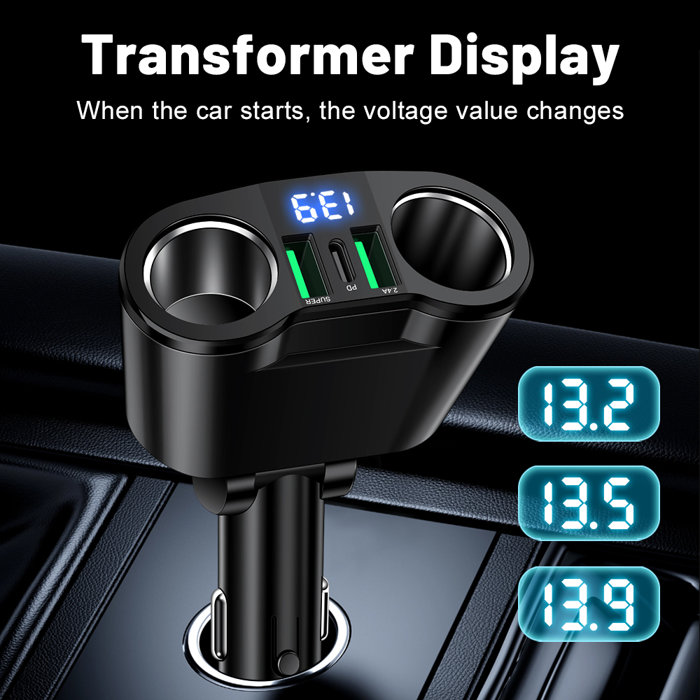 USB Car Charger Adapter Type C - Travel Plug Type C ulasan dan harga