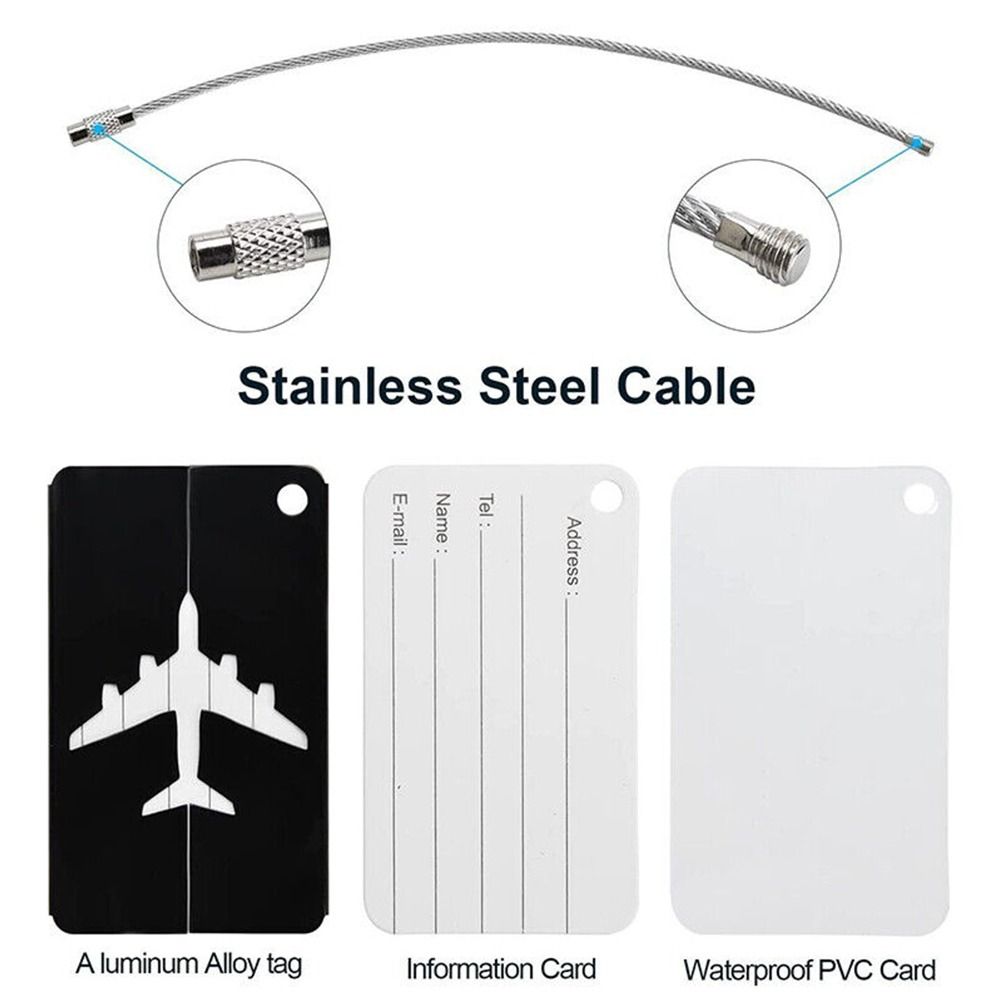 Aluminium Travel Luggage Tags  - Travel Accessories For Plane ulasan dan harga