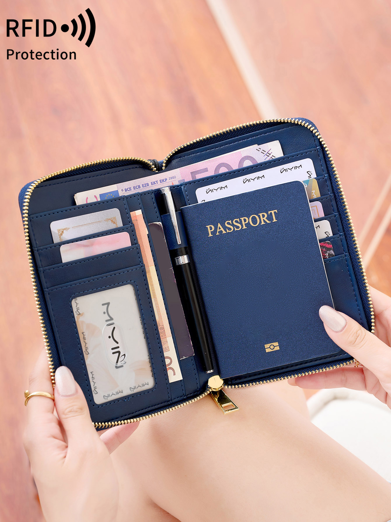 RFID Shielded Passport Holder  - Travel Accessories For Plane ulasan dan harga