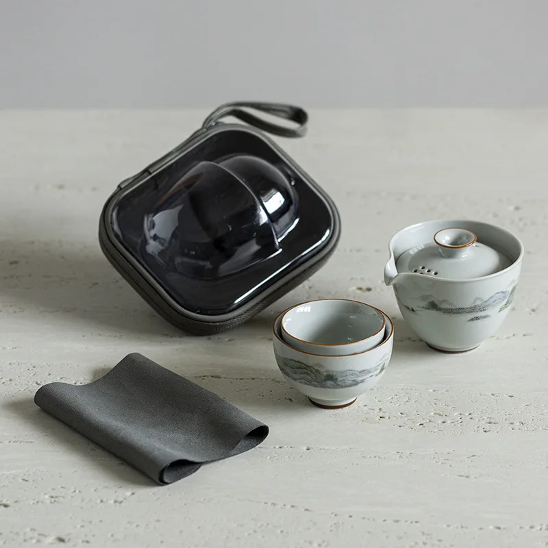 Shanshui One Pot Two Cups Port - Travel Accessories Company ulasan dan harga