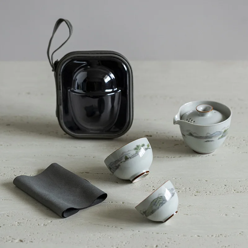 Shanshui One Pot Two Cups Port - Travel Accessories Company ulasan dan harga