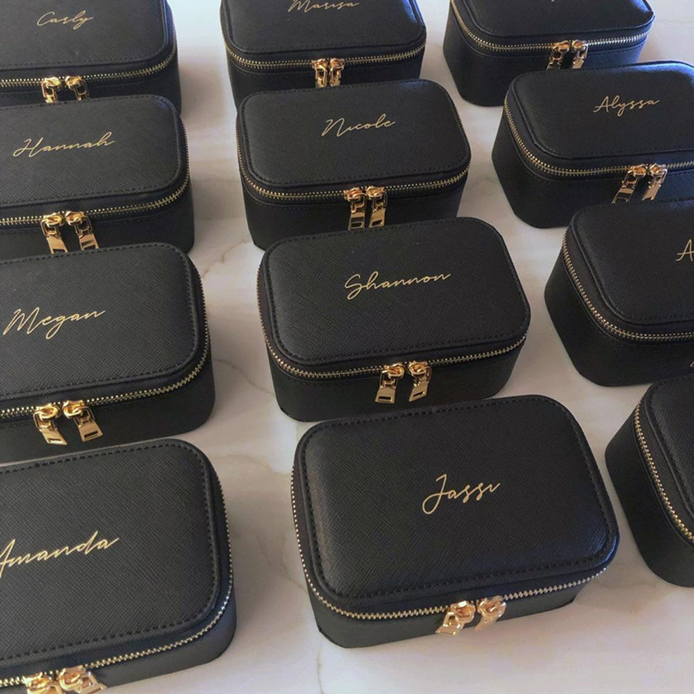 Personalised Jewellery Box Wit - Travel Jewellery & Accessories Organiser ulasan dan harga