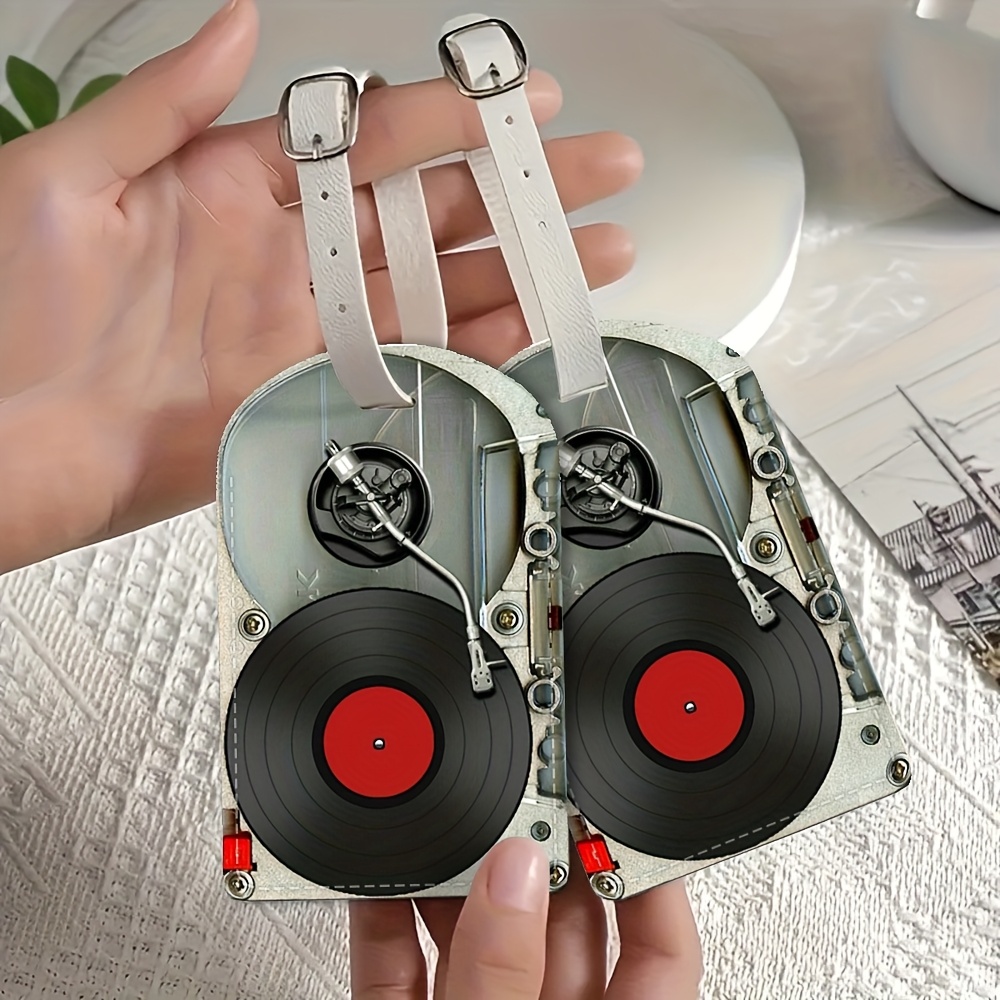 Vintage Vinyl Record Player Lu - Travel Accessories Luggage Straps ulasan dan harga