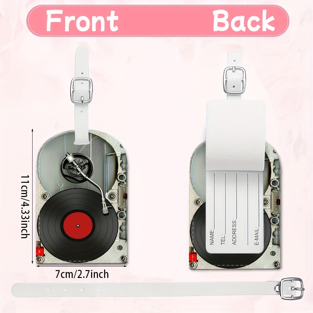 Vintage Vinyl Record Player Lu - Travel Accessories Luggage Straps ulasan dan harga