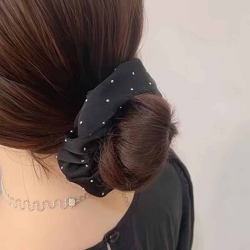 1/3PCS Satin Scrunchies with R - Travel Accessories Aesthetic ulasan dan harga