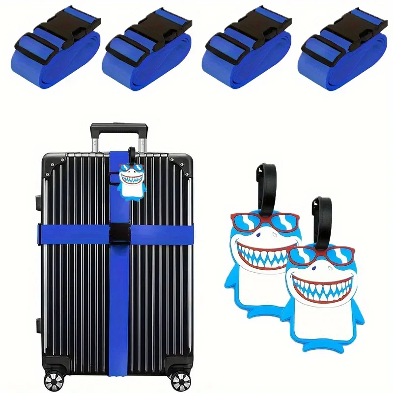 6 Pack Luggage Straps Luggage  - Travel Accessories Luggage Straps ulasan dan harga