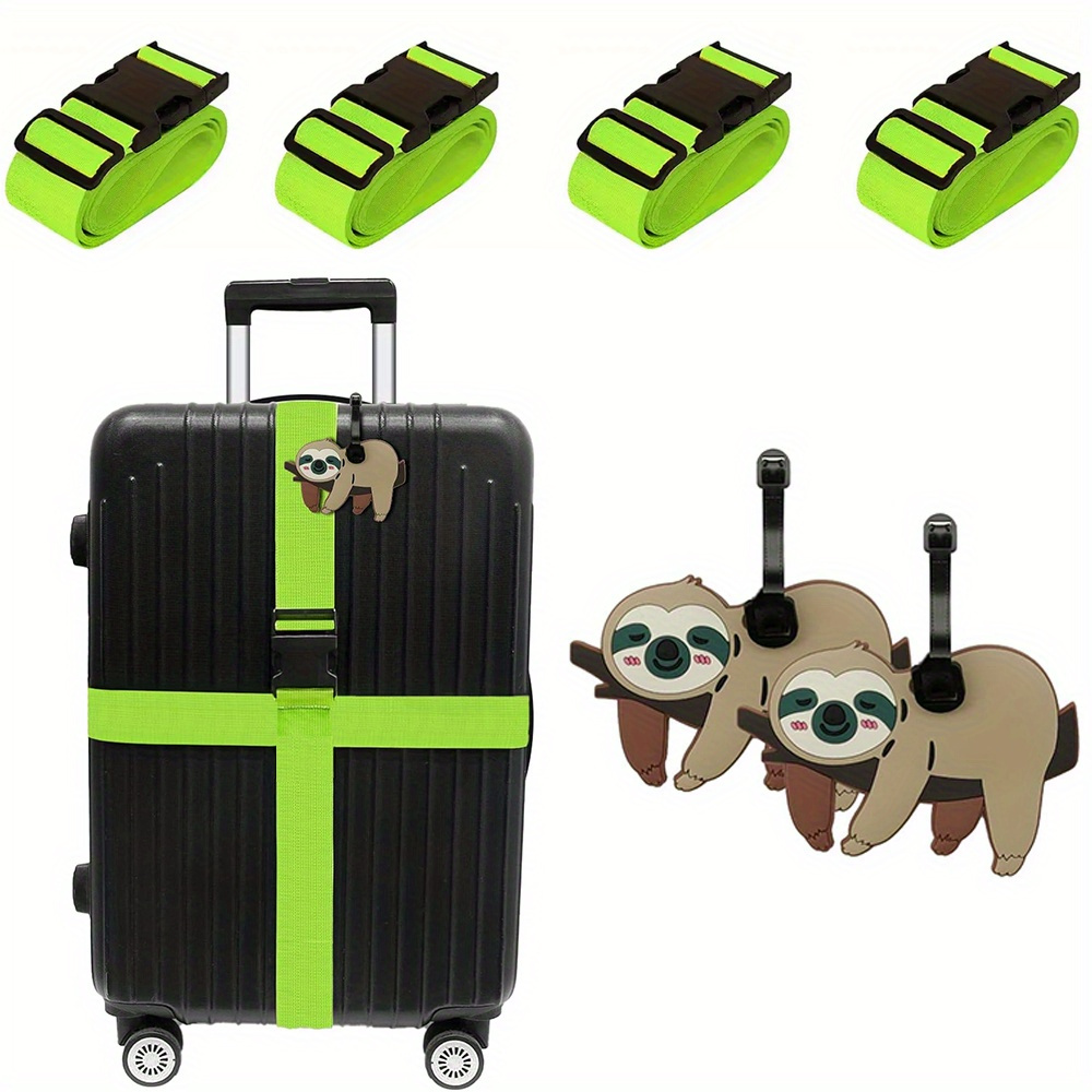 6 Pack Luggage Straps Luggage  - Travel Accessories Luggage Straps ulasan dan harga